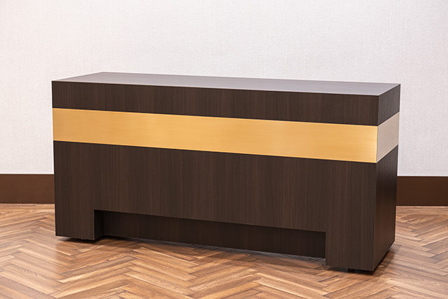 受付カウンターの写真